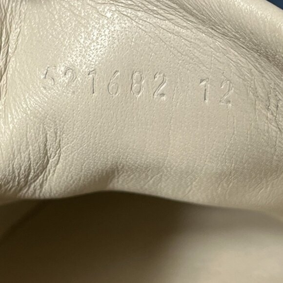 Gucci Original GG Supreme Shoes Mens Size 12 Brown Blue Bee Stripe 521682 KY940G - Picture 15 of 15